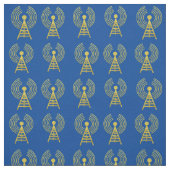 Golden Ham Radio Transmitters Fabric Stof (Swatch)