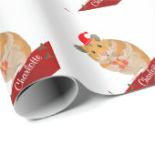 Golden Hamster Kerstmis Cadeaupapier (Rol Hoek)