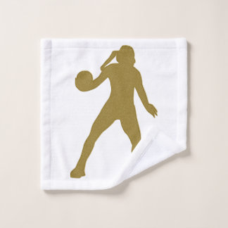 Golden Handball Wash Cloth Washandje