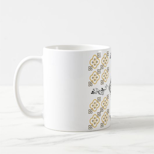 Golden Harmony - Mok Design met Arabesk Pattern (Links)