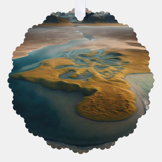 Golden Harmony Ornament Kaart (Voorkant)