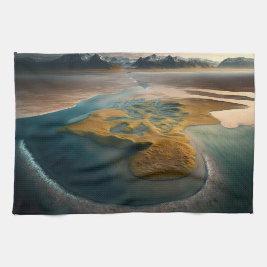 Golden Harmony Theedoek (Horizontaal)