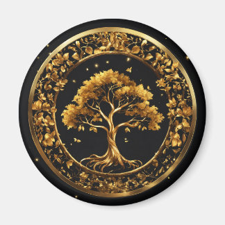 Golden Harmony: Tree of Dreams Magneet