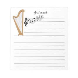 Golden Harp Note Pad Notitieblok