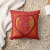 Golden hart Throw Cushion 41 cm x 41 cm Kussen (Deken)