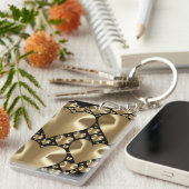 Golden harten sleutelhanger (Voorkant Rechts)