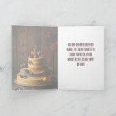 Golden Harvest Celebration Verjaardag Kaart (Binnen)