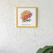 Golden Harvest Chrysanthemum, op maat Perfect Poster