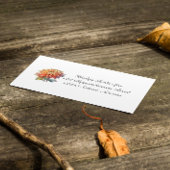 Golden Harvest Chrysanthemum, op maat Visitekaartje