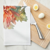 Golden Harvest Chrysanthemum Theedoek (Quarter Fold)