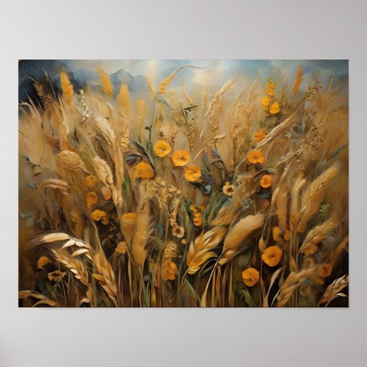 Golden Harvest: een symfonie van Natuur Poster (Voorkant)