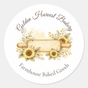 Golden Harvest Farmhouse Bakkerij Sticker