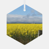 Golden Harvest Glas Ornament (Achterkant)