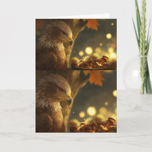 Golden Harvest Greetings Kaart (Voorkant)