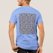 Golden Harvest Harmony — Seamless Thanksgiving Tri-Blend Shirt (Achterkant)