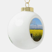 Golden Harvest Keramische Bal Ornament (Links)