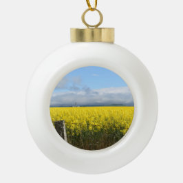 Golden Harvest Keramische Bal Ornament