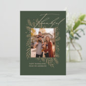 Golden Harvest Memories Feestdagenkaart (Staand voorkant)