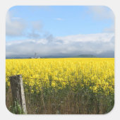 Golden Harvest Square Sticker (Voorkant)