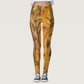 Golden Harvest Textile Pattern Leggings (Voorkant)