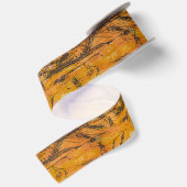  Golden Harvest Textile Pattern Satijnen Lint (Achterkant)