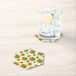 Golden Harvest White Kartonnen Onderzetters