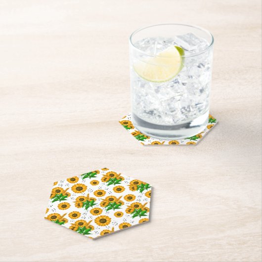 Golden Harvest White Kartonnen Onderzetters (Insitu)