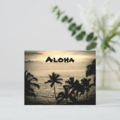  Golden Hawaiian Sunset Briefkaart (Staand voorkant)