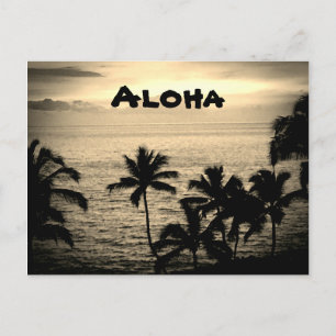 Golden Hawaiian Sunset Briefkaart