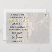 Golden Hawaiian Tropical Save The Date (Achterkant)