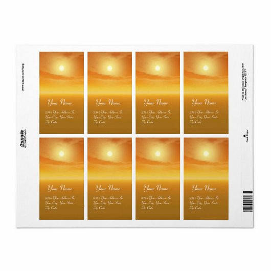 GOLDEN HAZE ETIKET (Full Sheet)