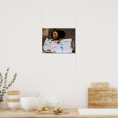 Golden-headed lindenpilting poster (Keuken)