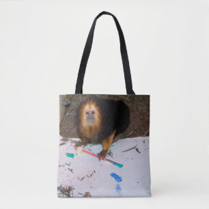 Golden-headed lindenpilting tote bag