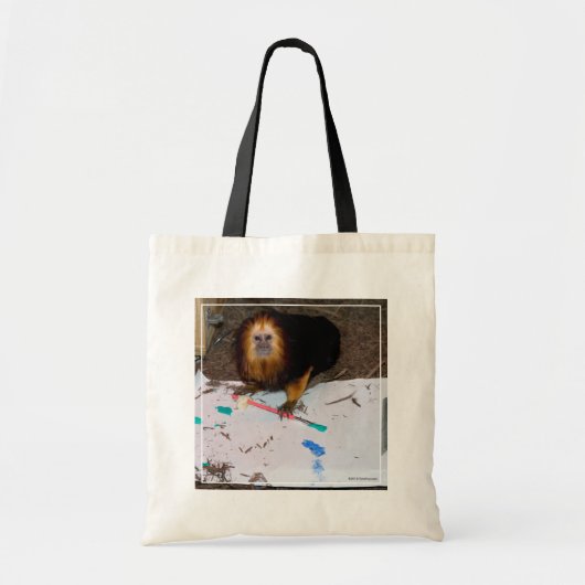 Golden-headed lindenpilting tote bag (Voorkant)