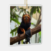Golden Headed Lion Tamarin III Keramisch Ornament (Rechts)