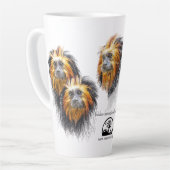 Golden-headed Lion Tamarin Mug by RSCF Latte Mok (Linkerhoek)