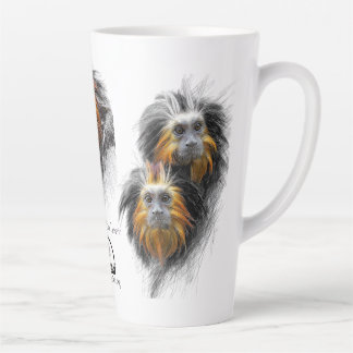 Golden-headed Lion Tamarin Mug by RSCF Latte Mok