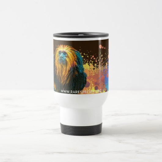 Golden Headed Lion Tamarin Travel Mug Reisbeker (Center)