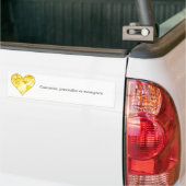 Golden Heart Bumpersticker (Op Truck)