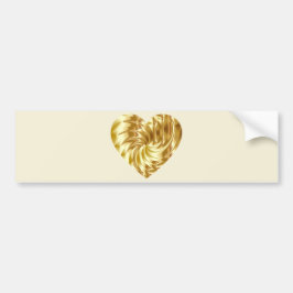 Golden Heart Bumpersticker