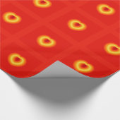 Golden Heart - Glossy wrapping Paper Cadeaupapier (Hoek)