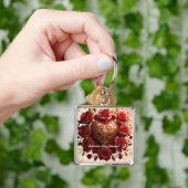 "Golden Heart Glow" Sleutelhanger (Hand)