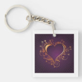 Golden Heart Keychain (voorkant)