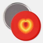 Golden Heart Magnet (Voorkant / Achterkant)