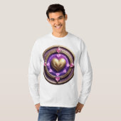 Golden Heart Mandala T-shirt (Voorkant volledig)