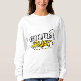 Golden Heart Mom Sweatshirt | Moederdag cadeau