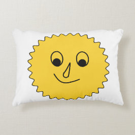 Golden Heart Sun Pillow Accent Kussen