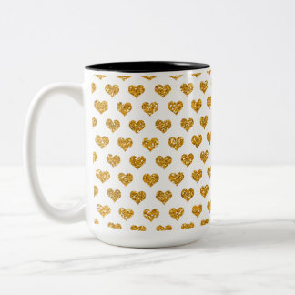 Golden Heart Tweekleurige Koffiemok