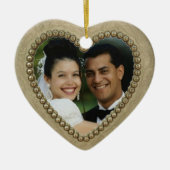 Golden Heart Wedding Ornament (Voorkant)