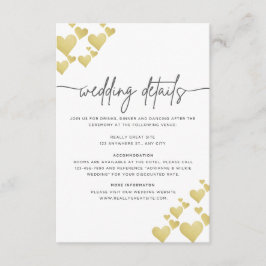 Golden Heartbeat Wedding Details Kaart